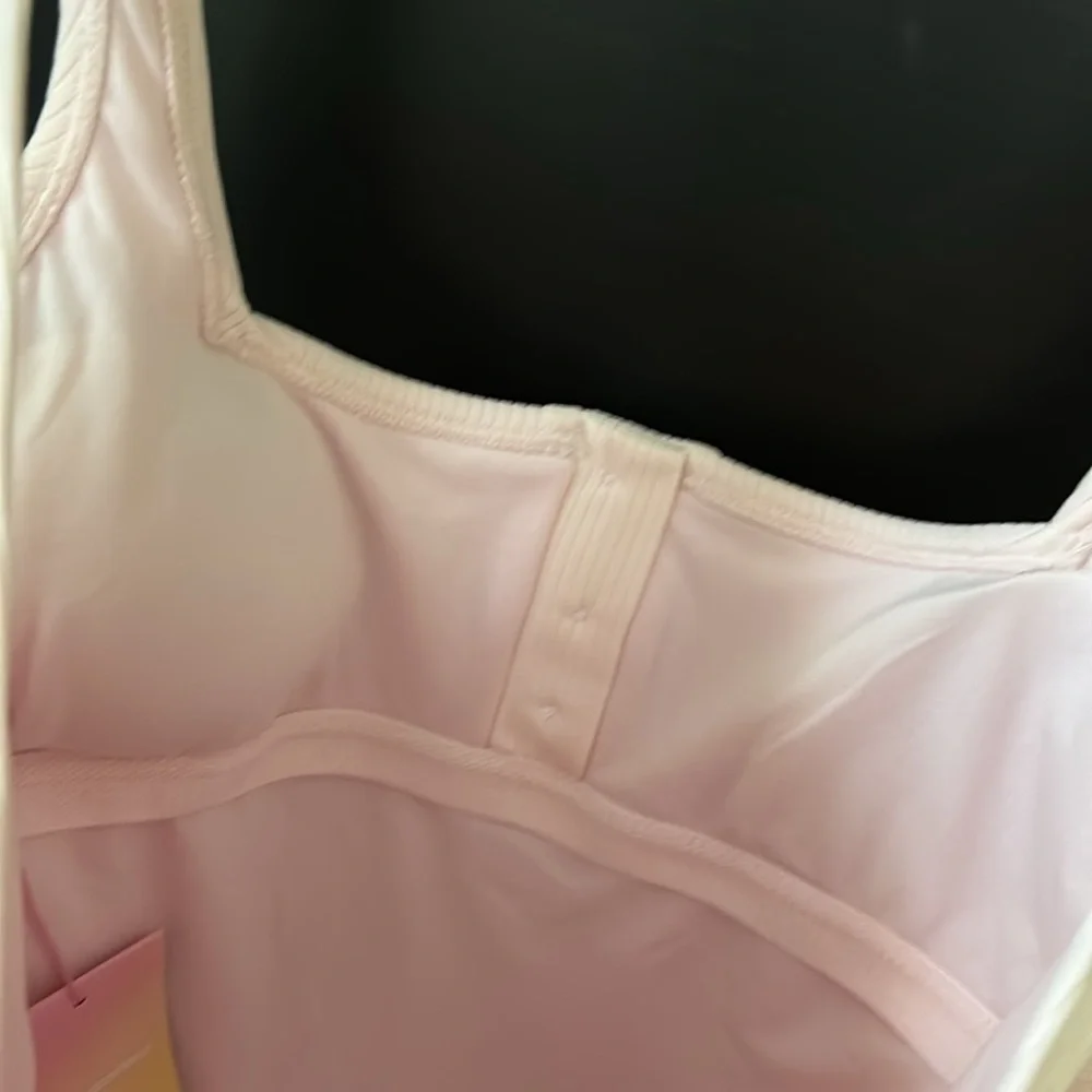 Stoney Clover Lane LIMITED EDITION Ribbed Henley One Piece Swimsuit in Pink